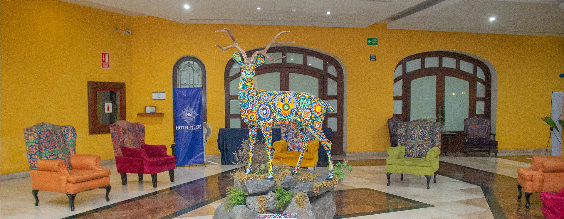 Lobby, Hotel Nekié, Hotel en Tepic Nayarit